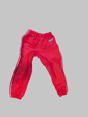 Splashy J&K Outfitters Toddler Rain Pants Red 18-24 Months